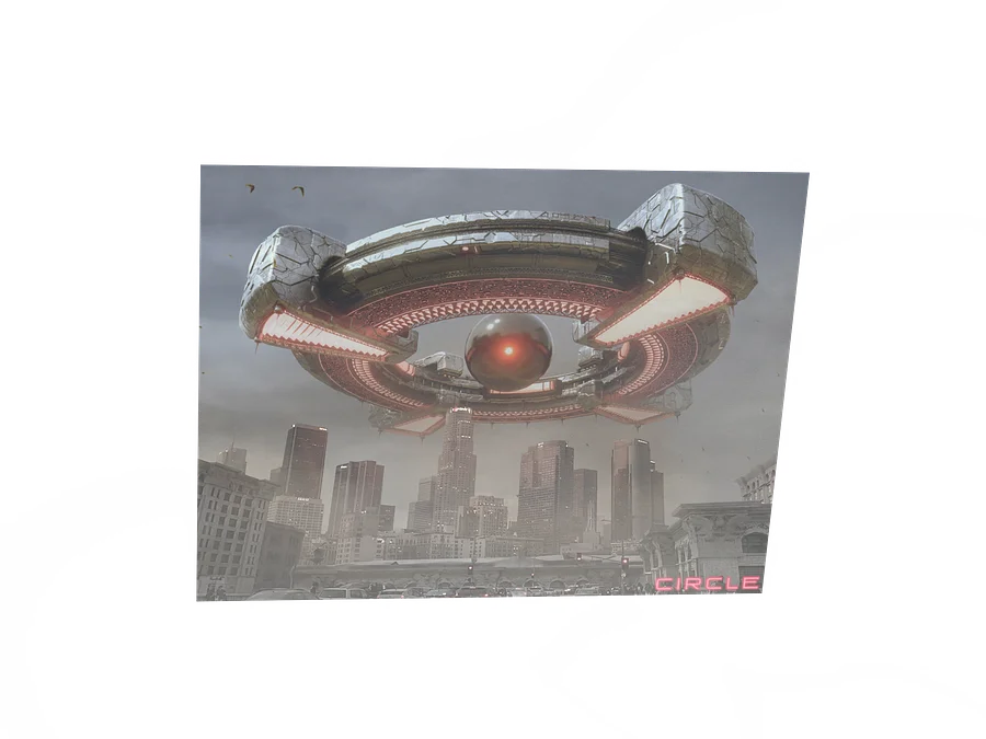 CIRCLE: "Alien Ship" 3D Key Shot (Bottom View) product image (3)