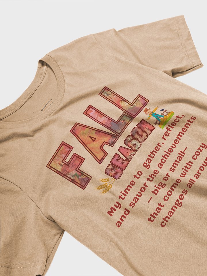 Fall Season – Cozy Wins Reflective T-Shirt (Multiple Colors) product image (2)