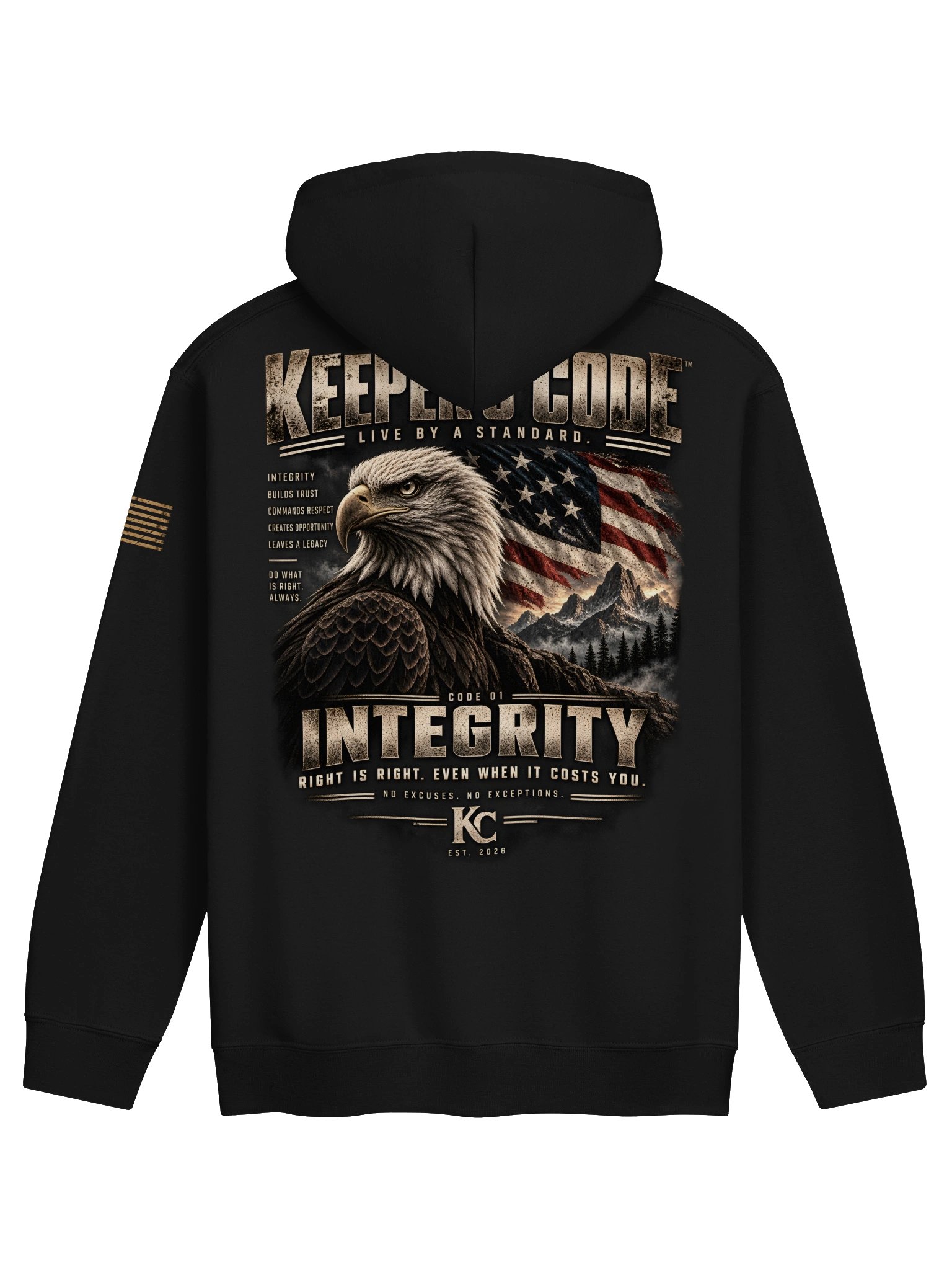 Keeper’s Code™ Women’s CODE 01 Integrity Eagle Hoodie product image (4)