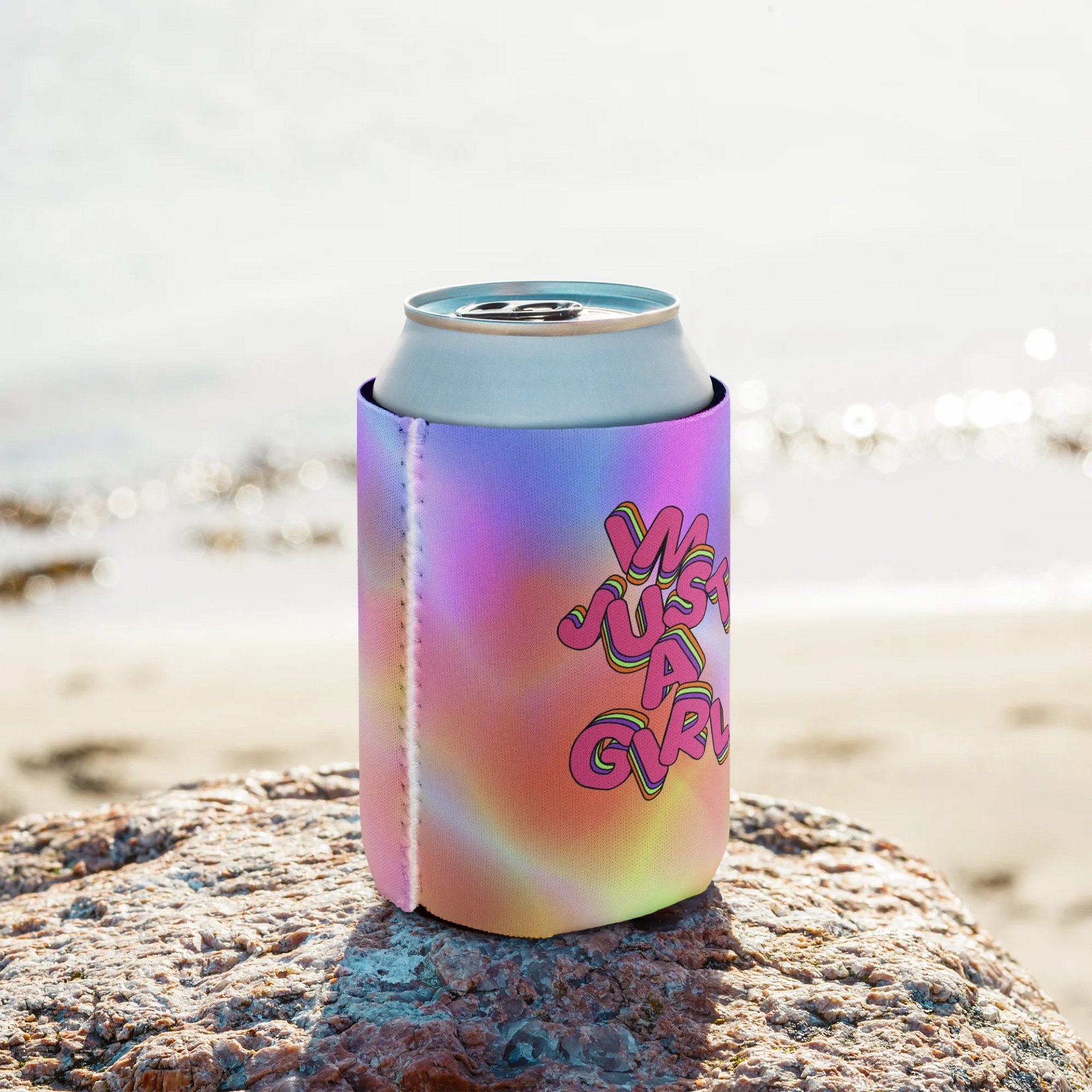 I'm just a girl Tie-Dye Coozie product image (8)