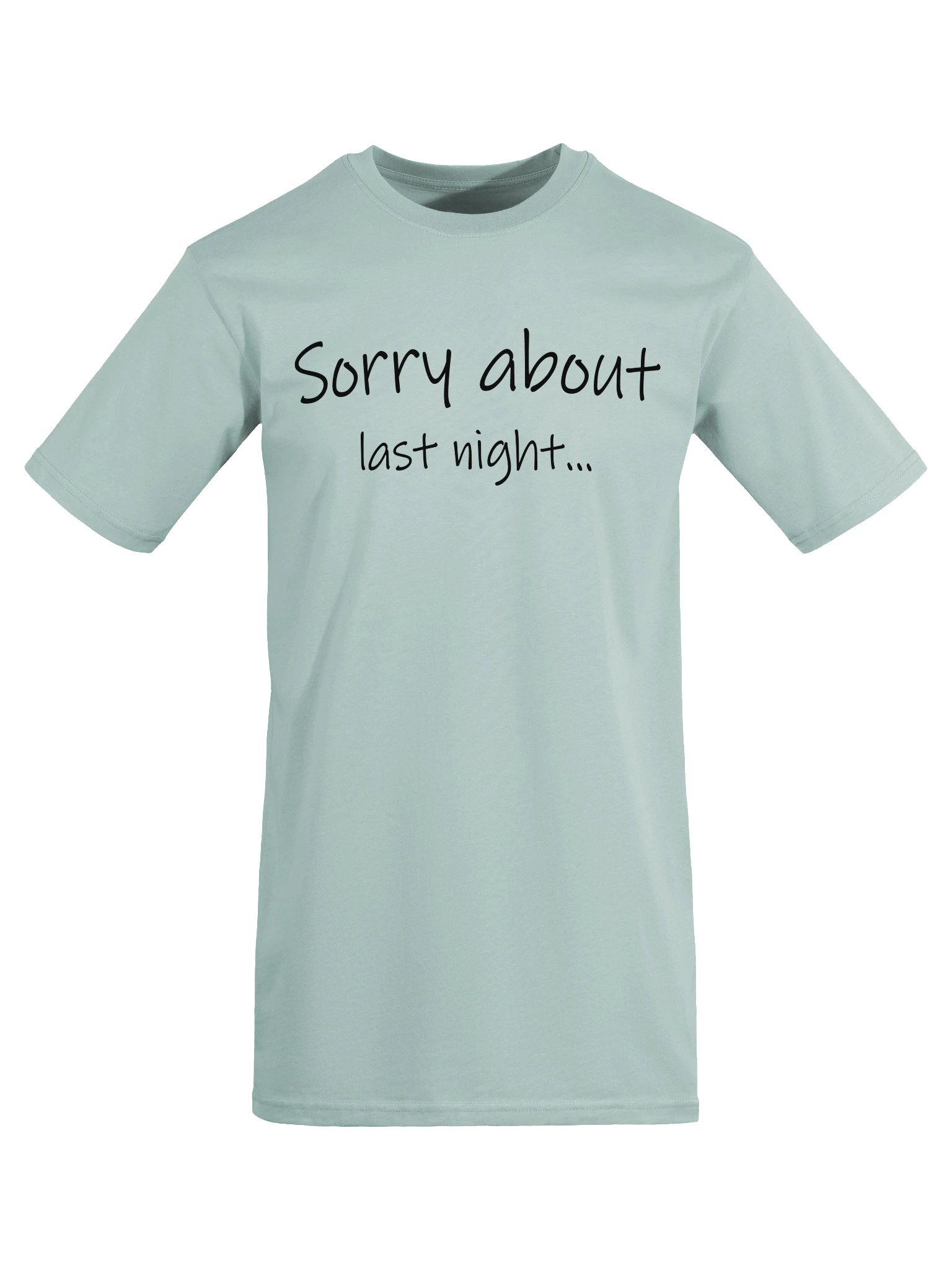 Sorry About Last Night Heavyweight Tee Lt product image (25)