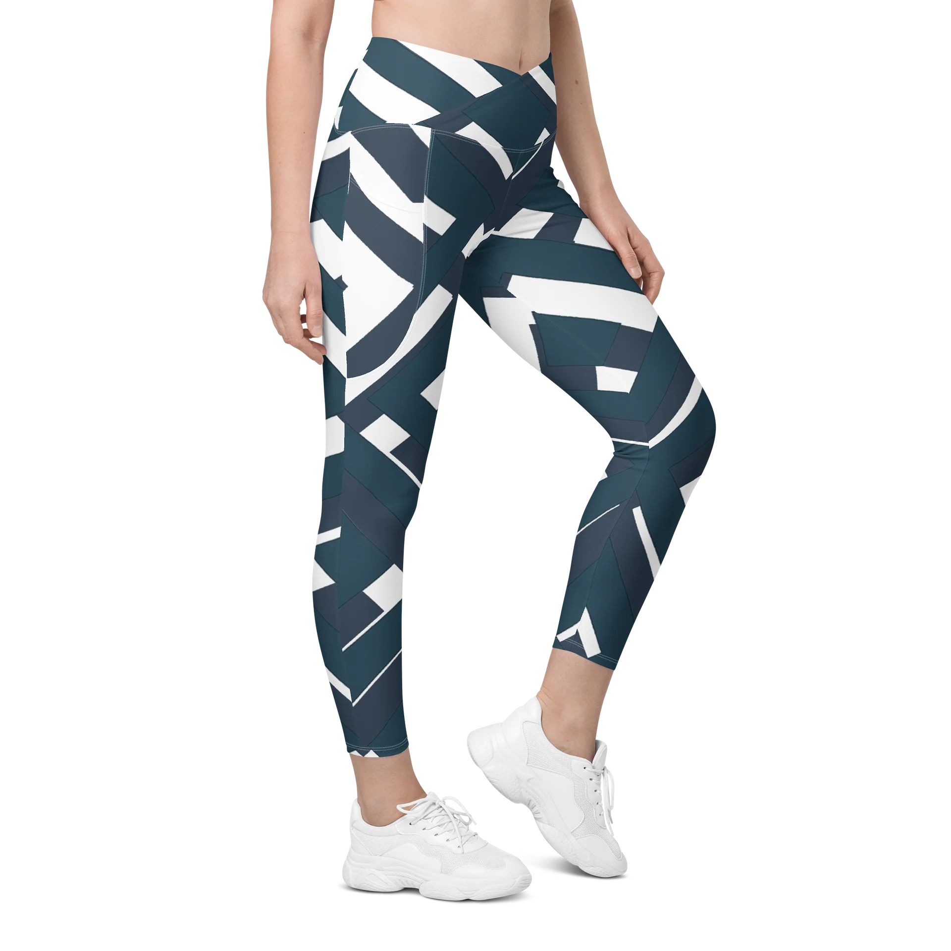 'PHILIUS' Symmetric Diamond All-Over Leggings product image (5)