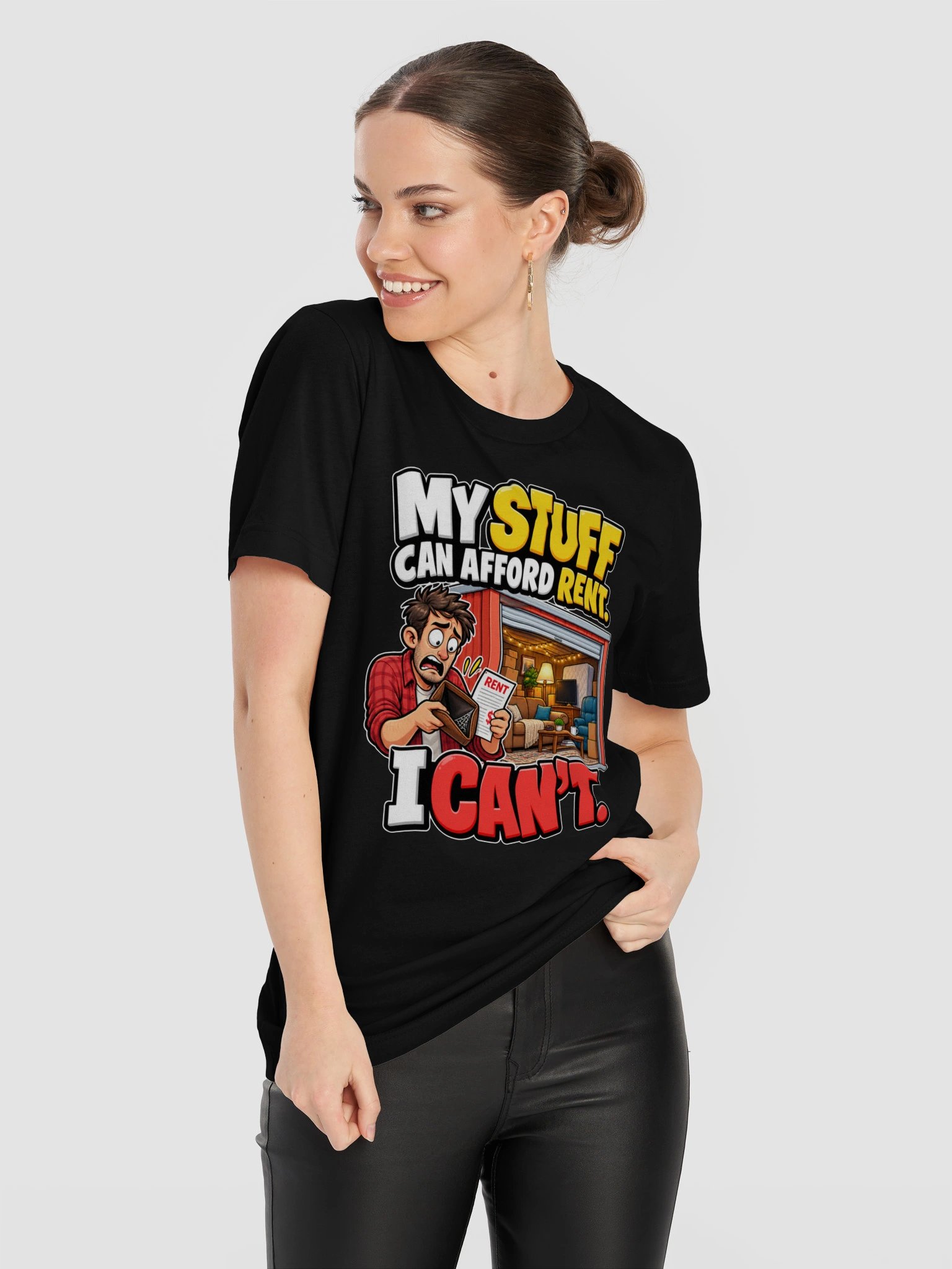 My Stuff Can’t Afford Rent Either – Funny Storage Unit & Cost of Living Humor product image (11)