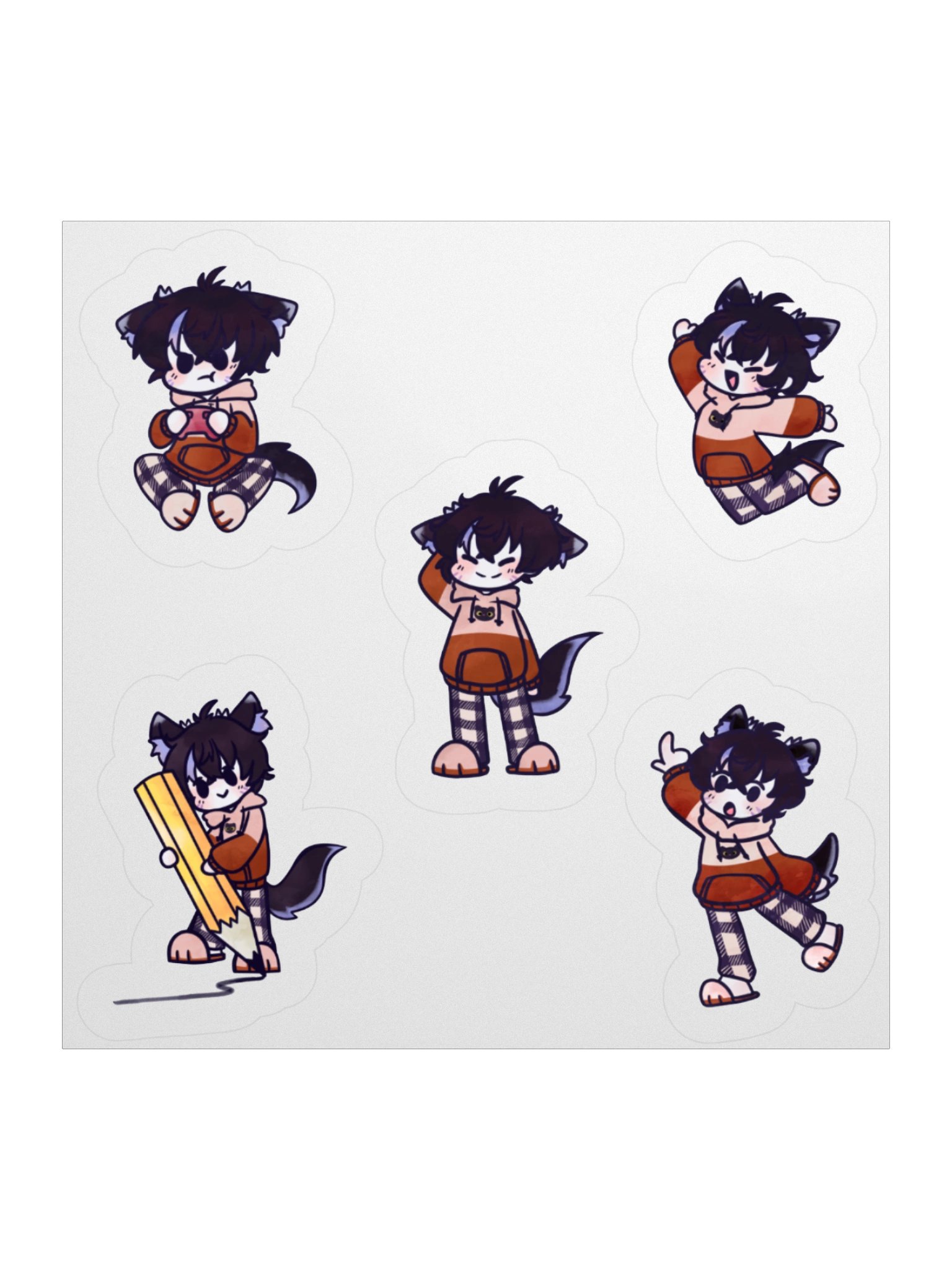 Little Chibi Sticker Sheet product image (2)