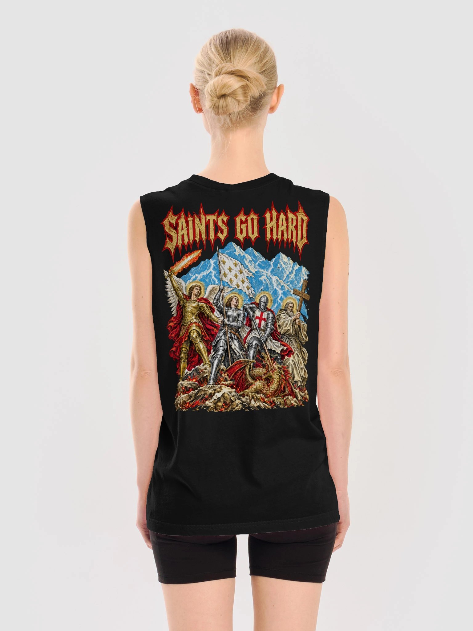 Saints Go Hard Muscle Tank product image (4)