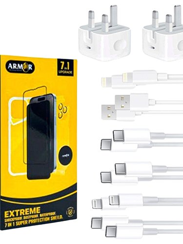 Armor حزمة حماية هاتف 15 في 1 – كل ما تحتاجه في مكان واحدبسعر product image (1)