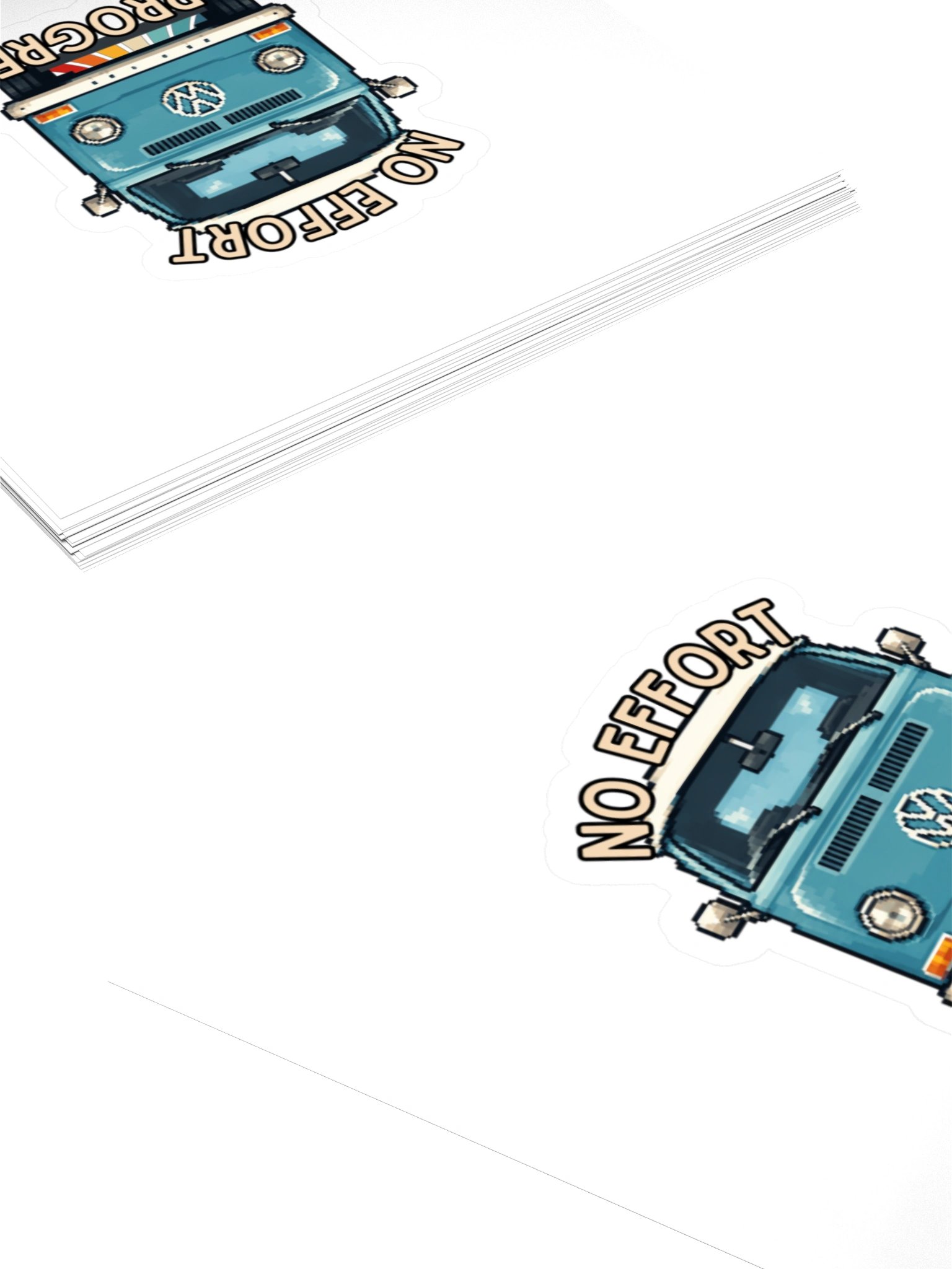 No effort no progress sticker product image (8)
