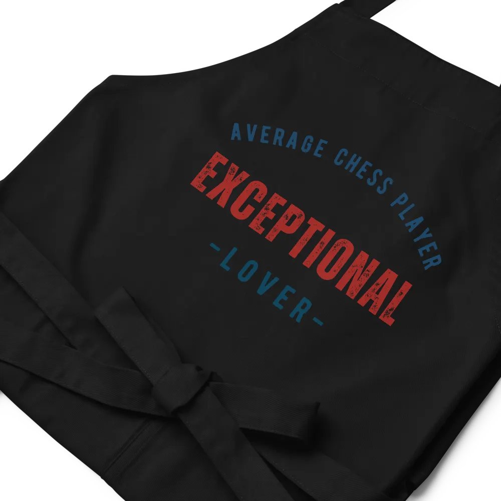 Average Chess Player Exceptional Lover Apron A1 Edition product image (5)
