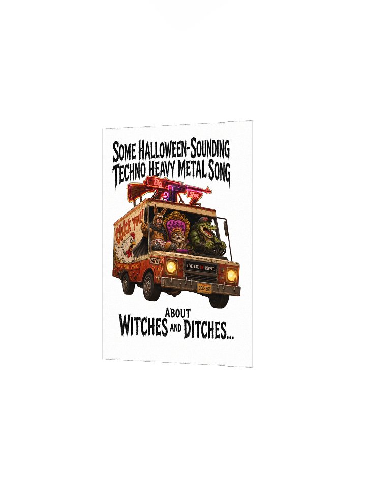 A Parade of Horribles Inspired Monster Food Truck Poster | Original DCC Fan Art product image (10)