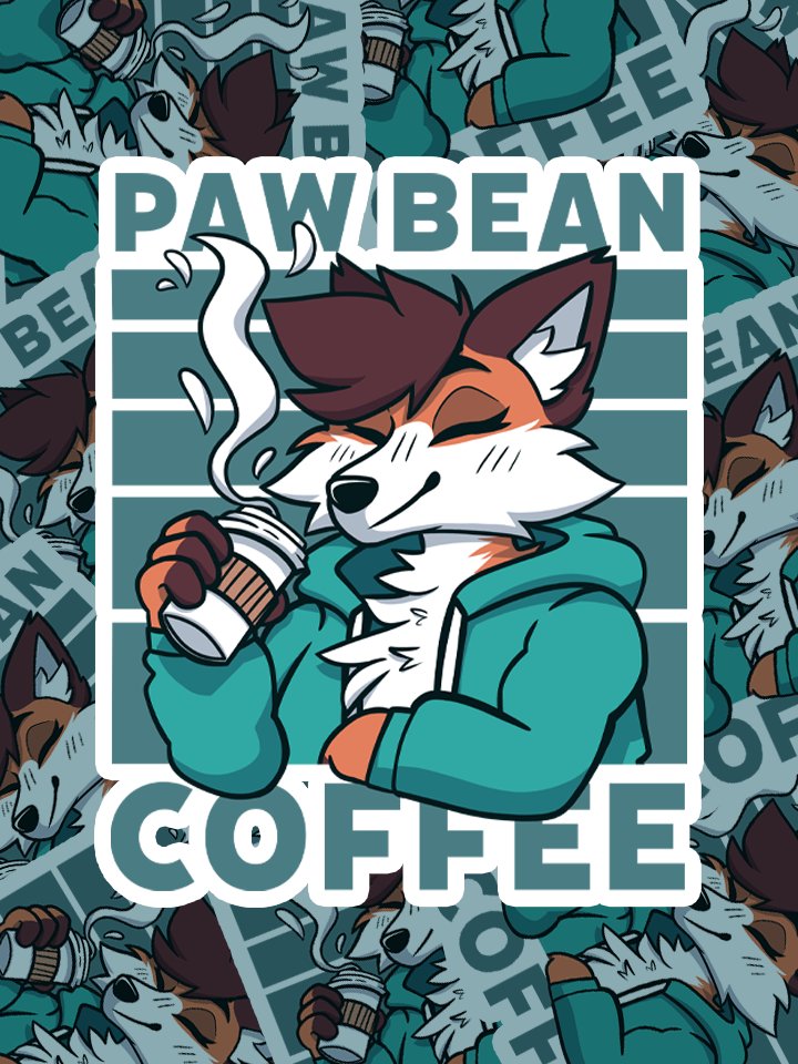 Paw Bean Coffee Co. Sticker product image (1)
