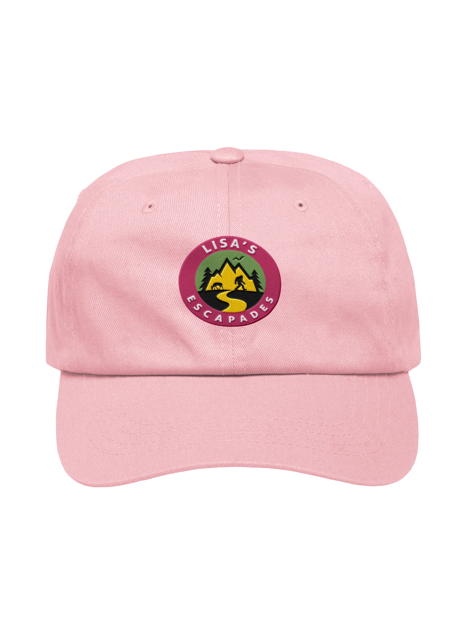 Lisa’s Escapades Pink Logo Bigfoot Dad Hat product image (5)