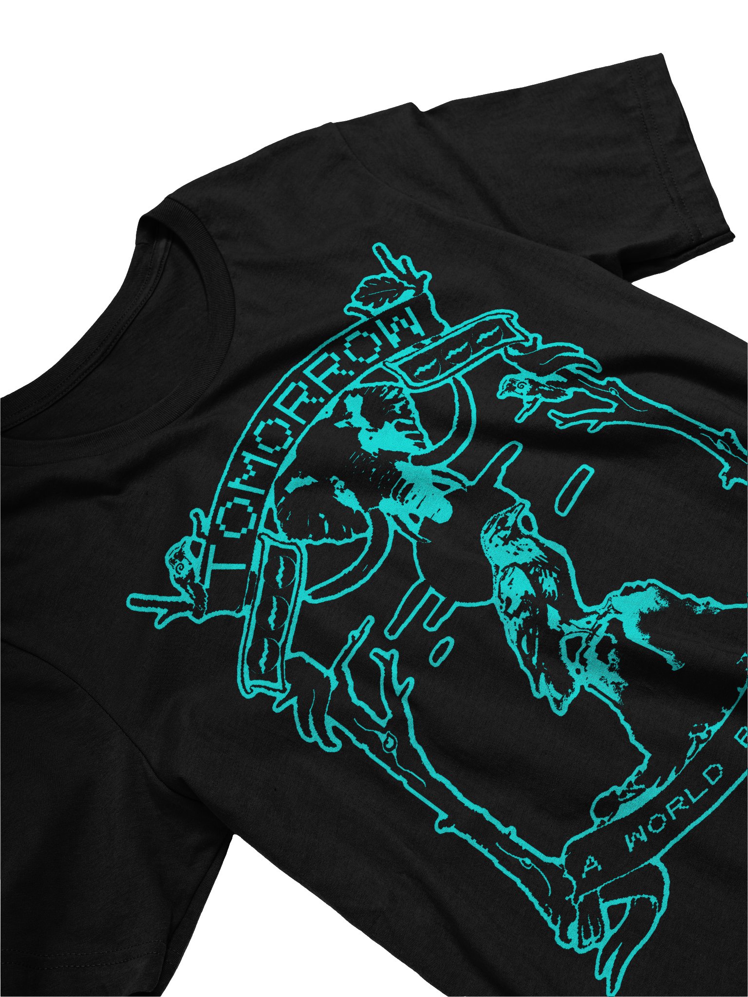 Tomorrow Unisex T-Shirt (Blue) product image (3)