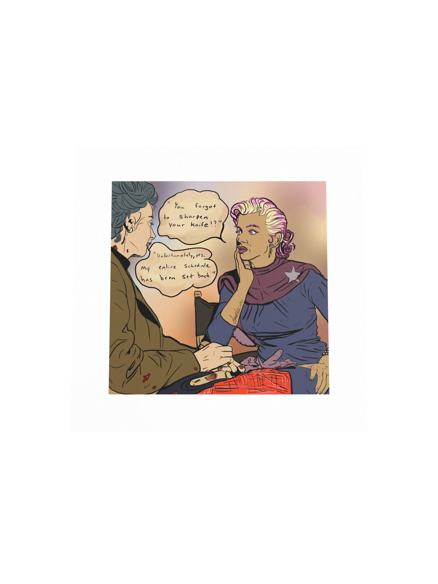 Just Running Errands — Lyn After Dark Art Print product image (8)
