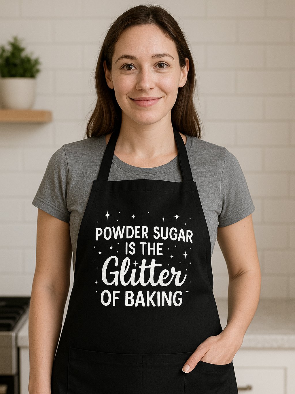 Glitter of Baking Organic Apron product image (2)
