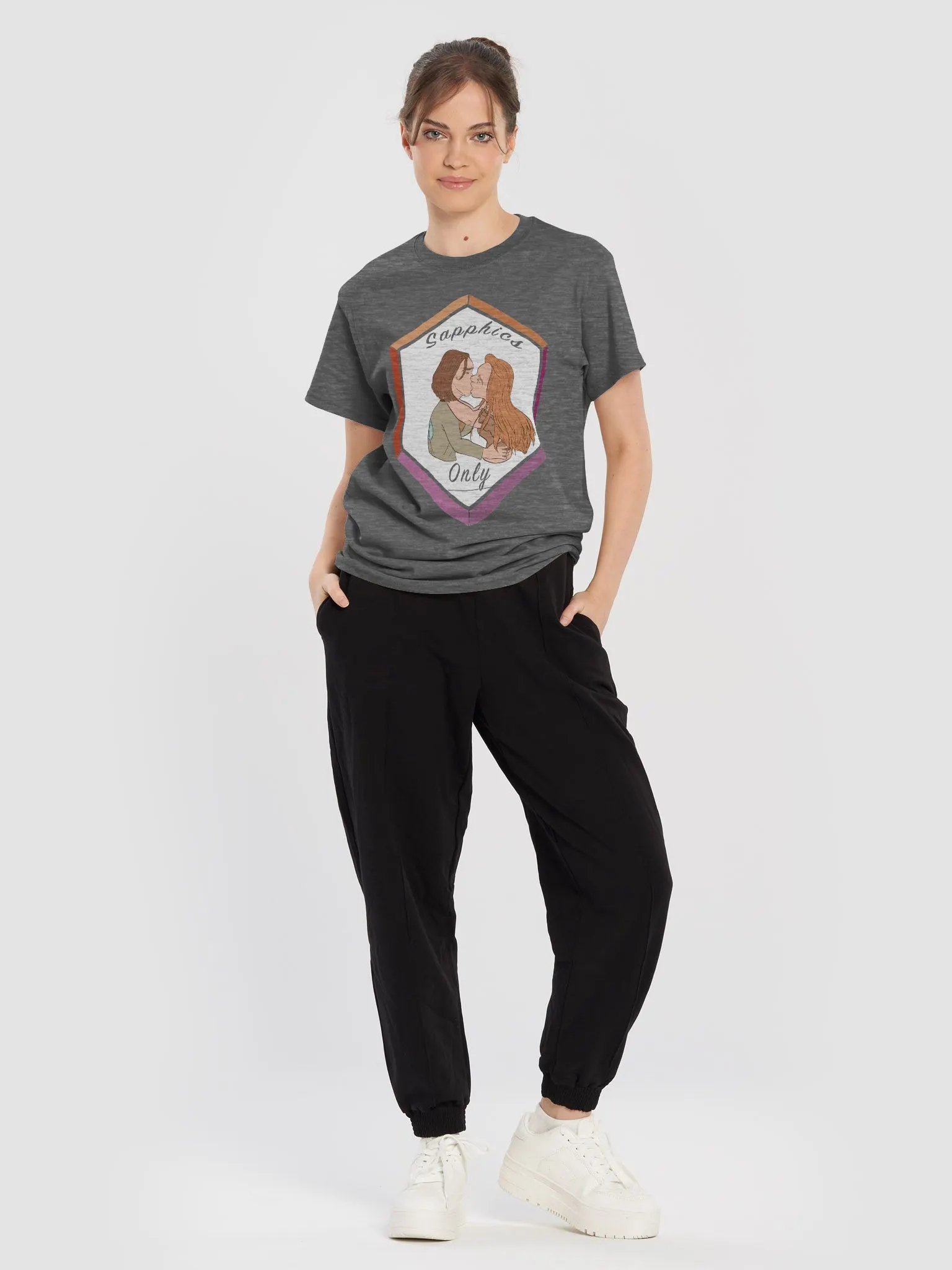 02 Sapphics Only Cotton Tee product image (44)