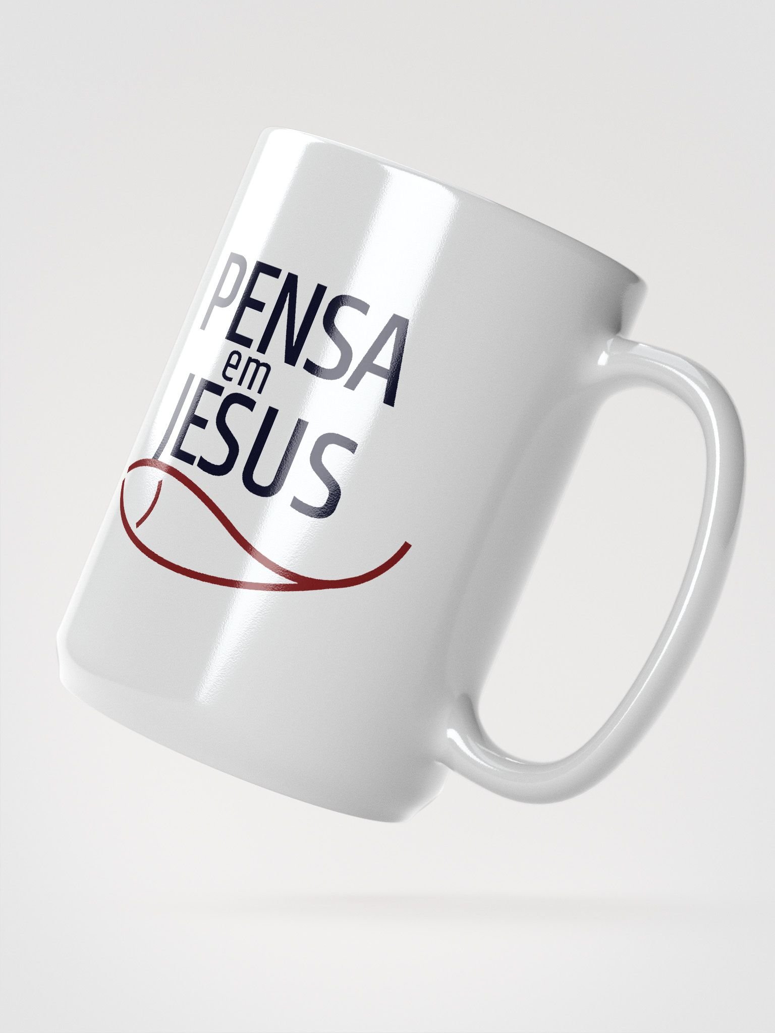 Portuguese Think About Jesus Mug product image (2)