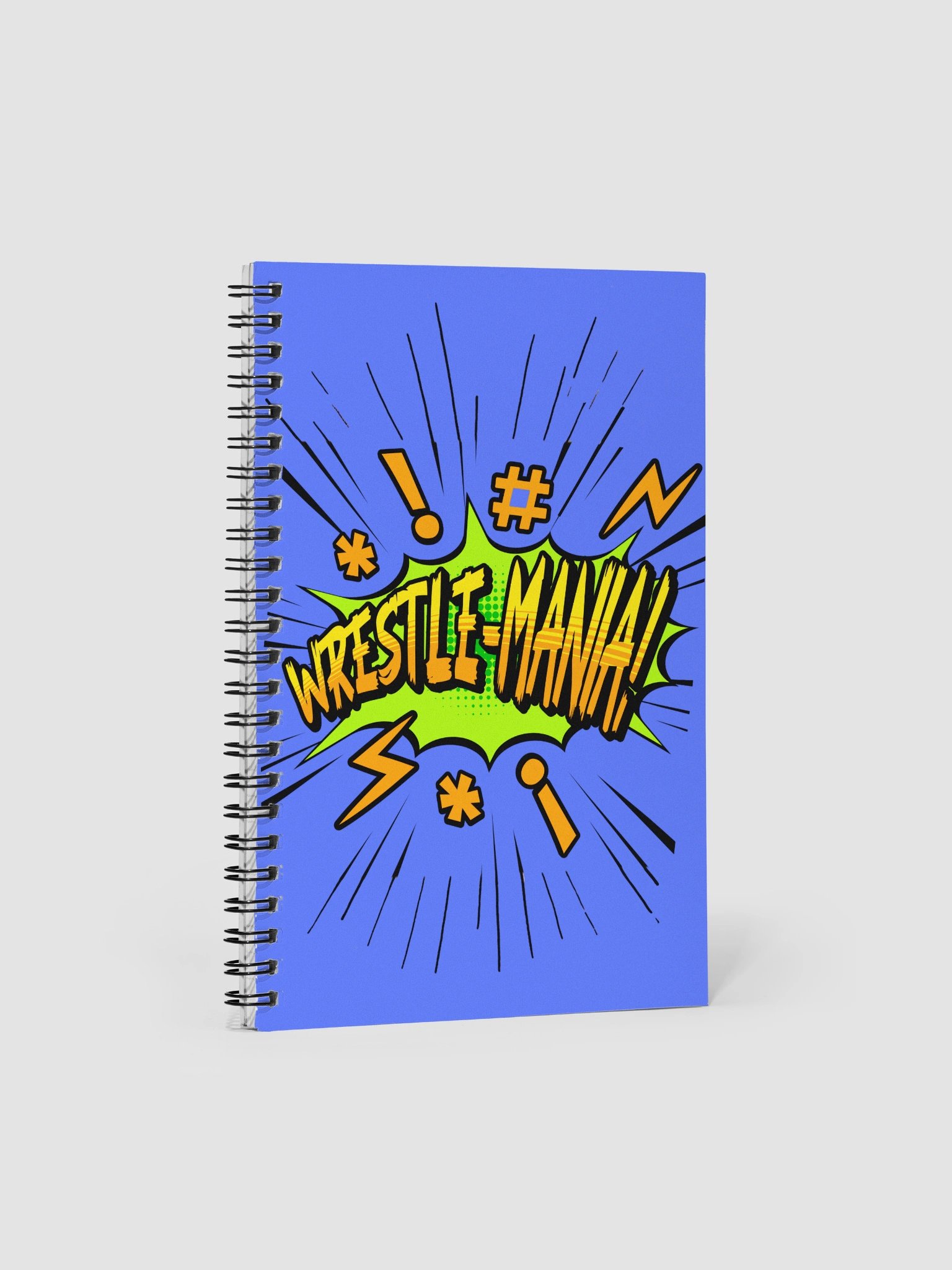Wrestle-Mania Courtroom Chaos Notebook product image (1)