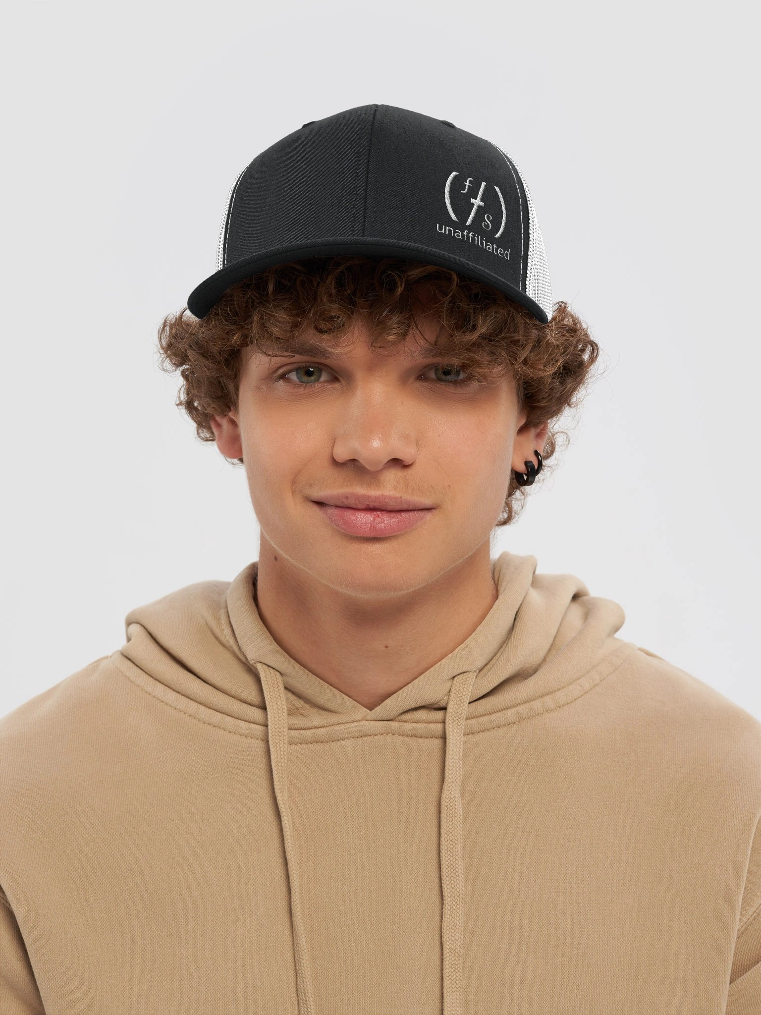 FauxSwag Trucker Hat Asymmetric- Unaffiliated product image (5)