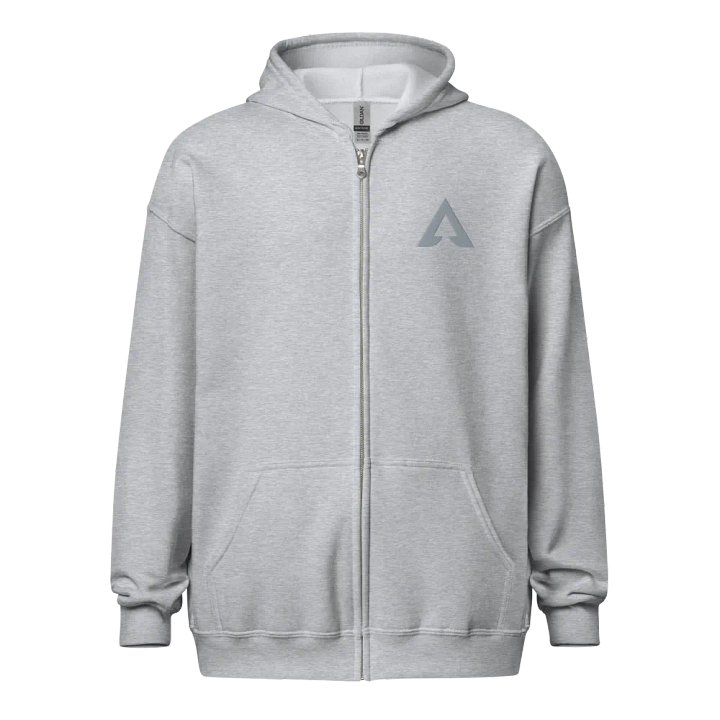 Zip Hoodie - Stealth logo (Embroidered) product image (1)