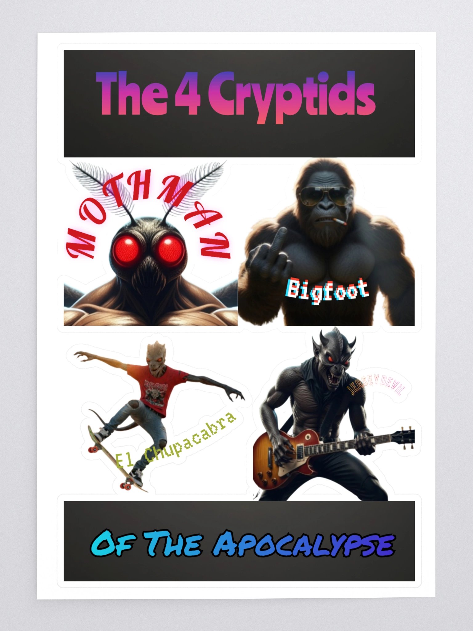 cryptids sticker product image (3)