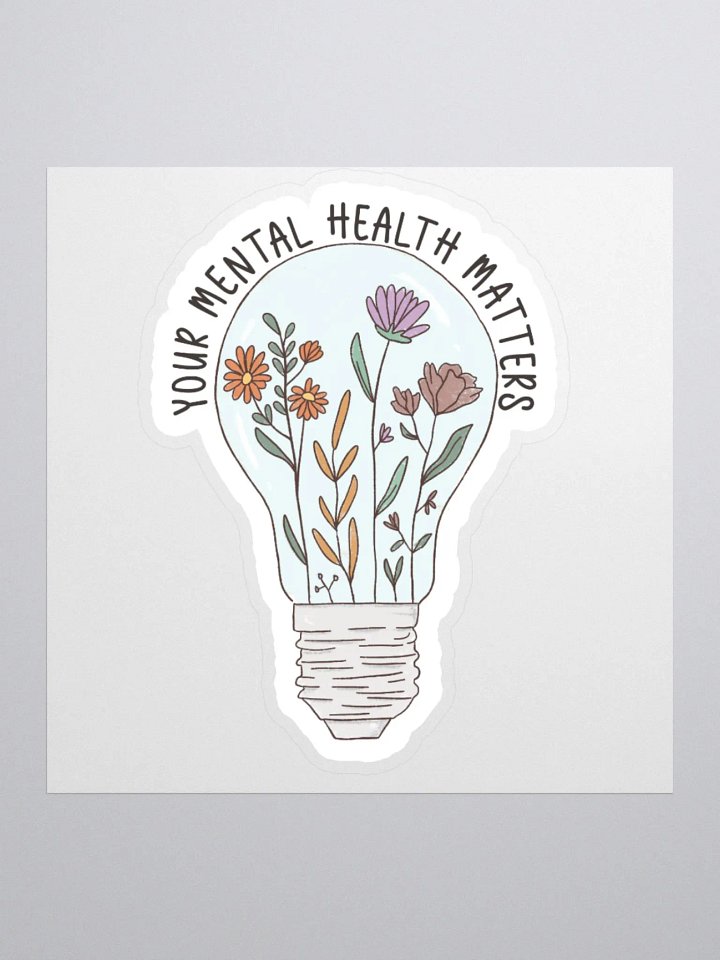 "Your Mental Health Matters" Sticker product image (1)