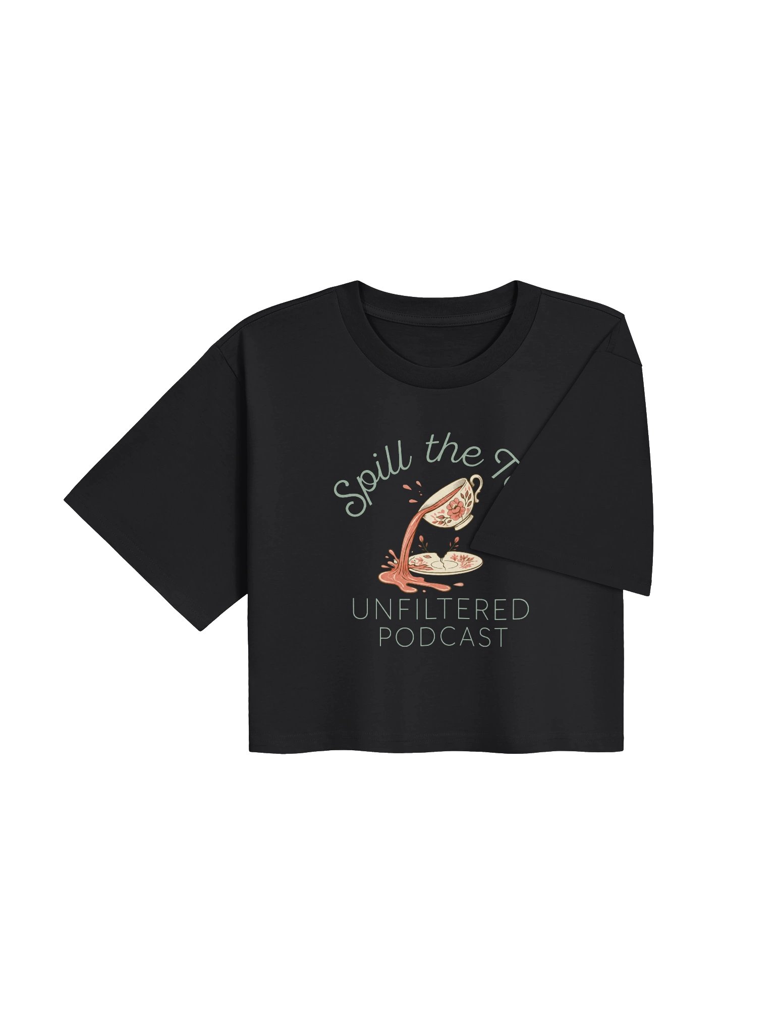 Spill the Tea Unfiltered Crop Tee product image (20)