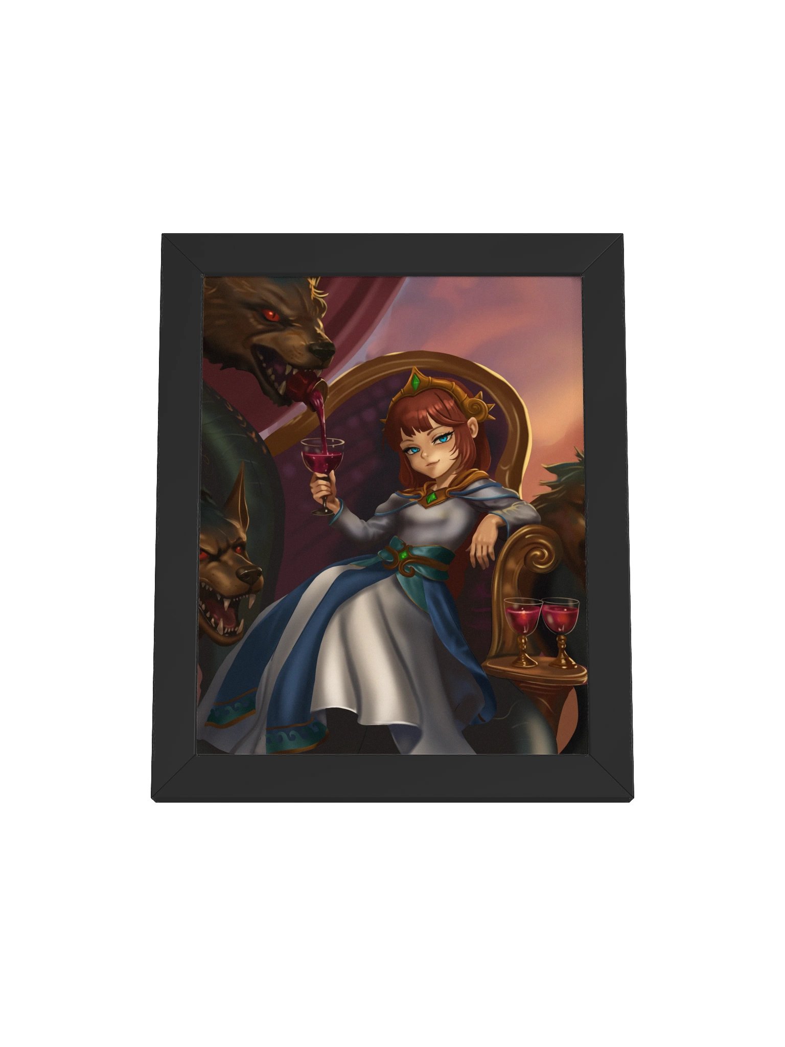 Three of Cups Scylla Poster - Feyluna product image (1)