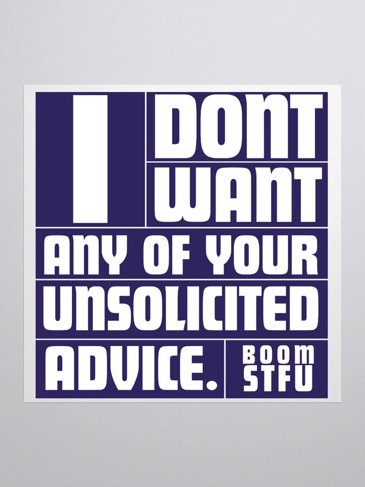 new STFU sticker! product image (1)