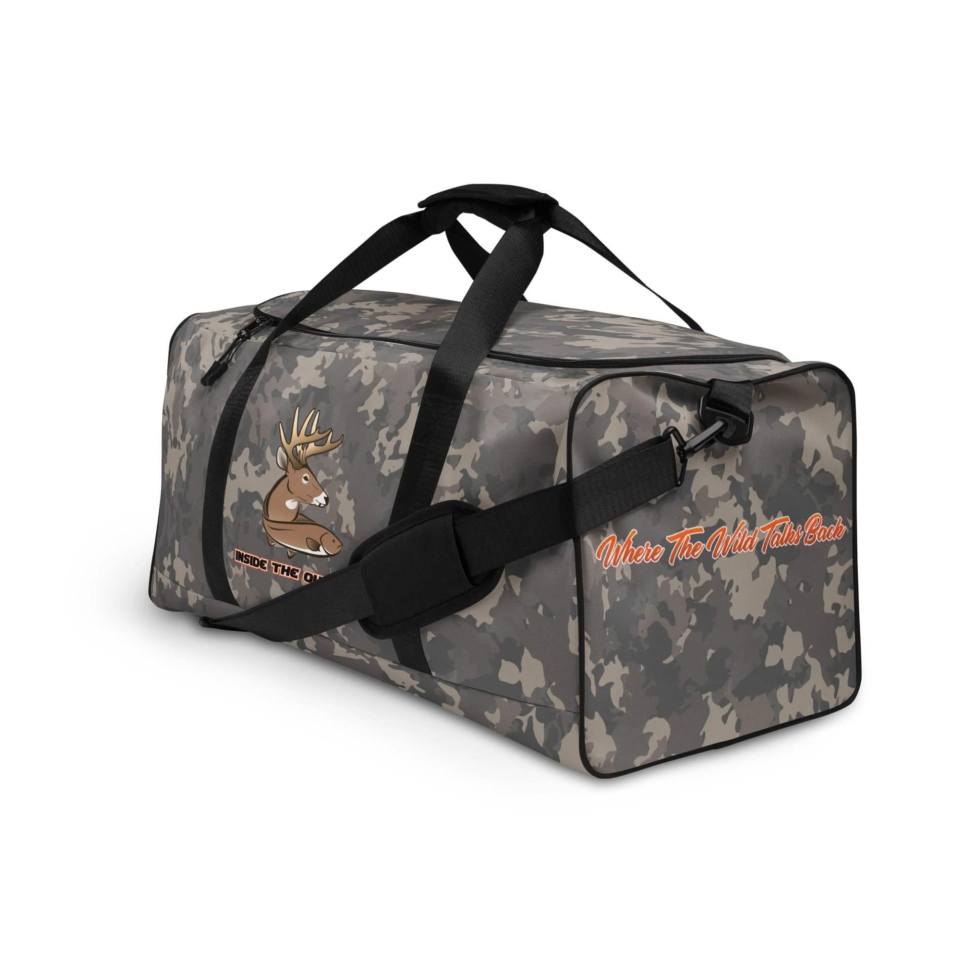 Custom Camo W/ Brown Duffle Bag product image (3)