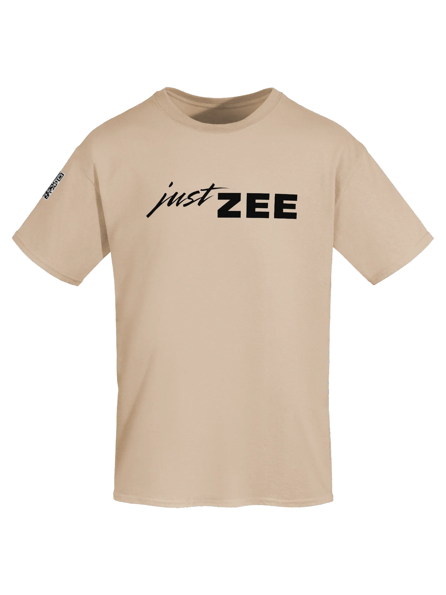 JUST ZEE tee (Sand & White)