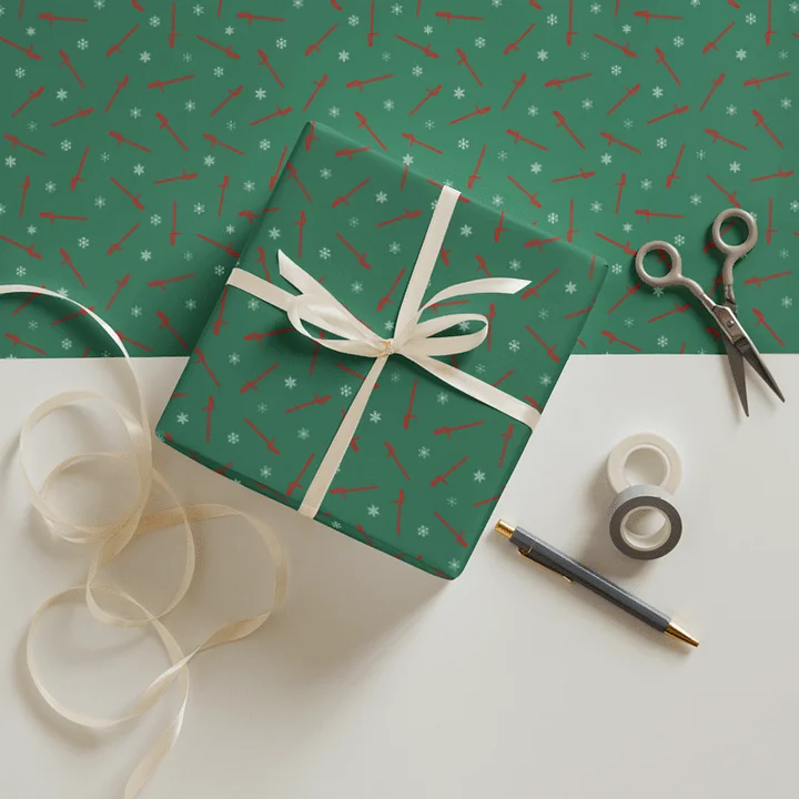 Scattered Flutes Gift Wrap Roll - ContraBass 30 x 72 product image (1)