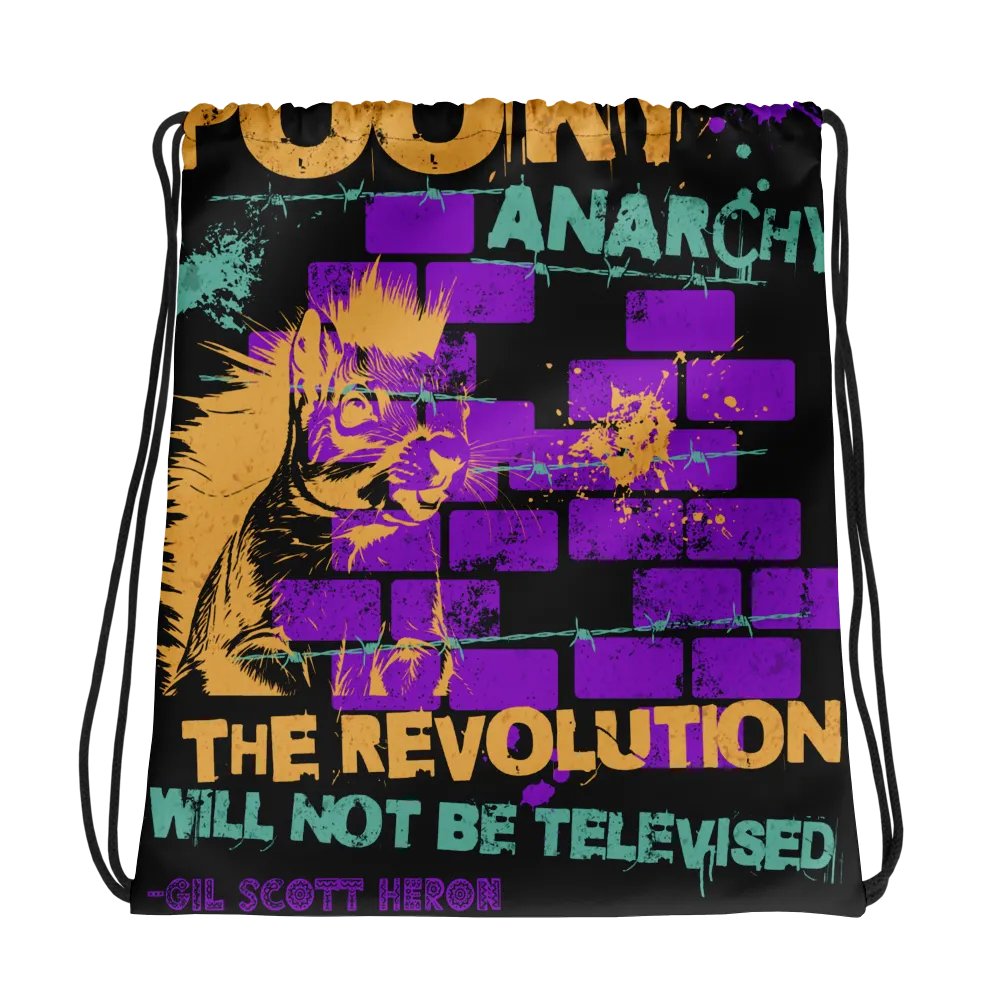 Pooky Anarchy Revolution Drawstring Bag product image (1)