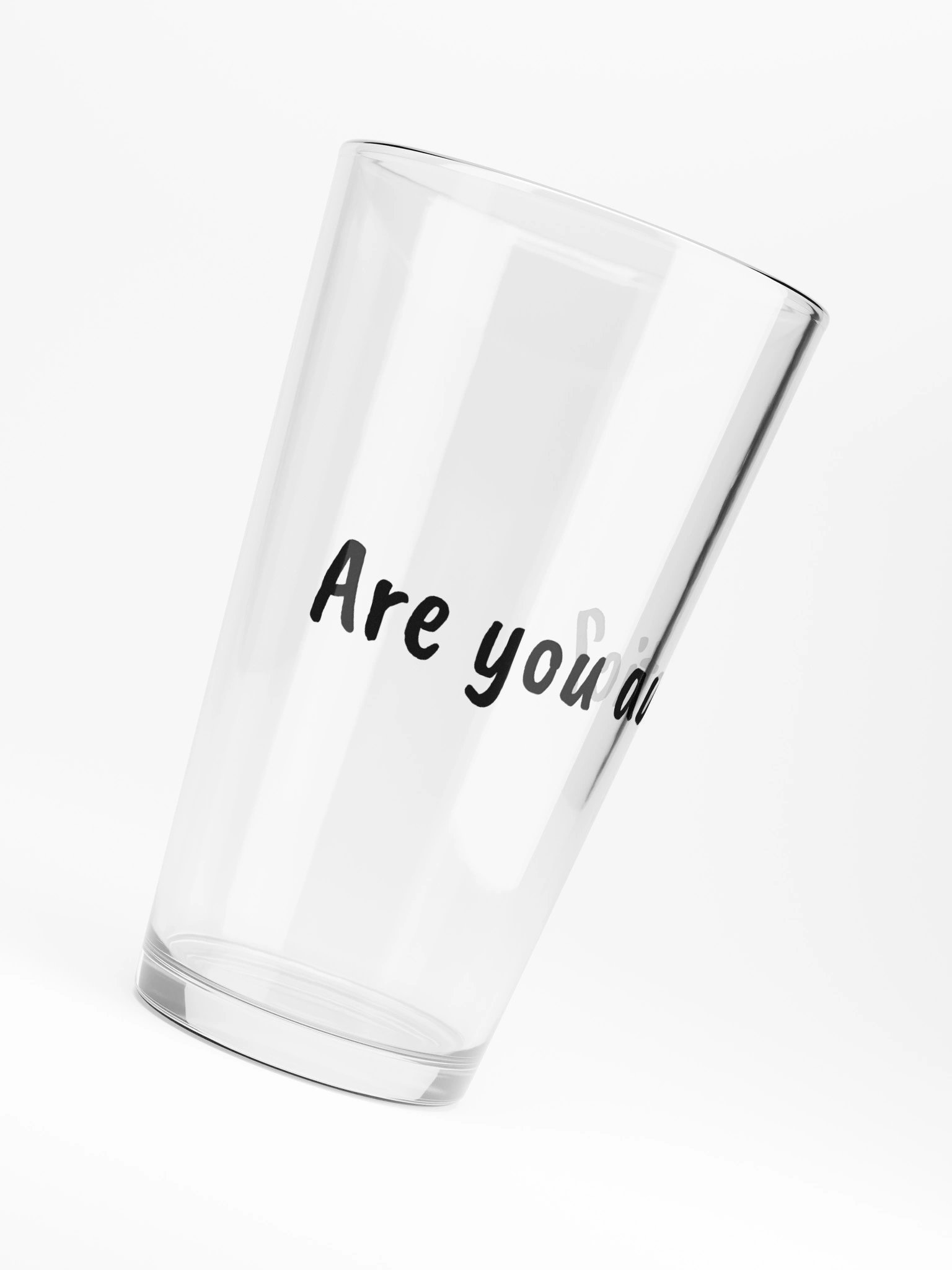 'Are you autistic?' Shaker Pint Glass product image (6)