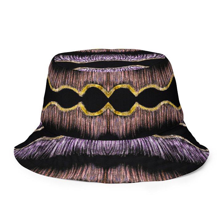 GossamerWispers and OceanDepths on a Reversible Bucket Hat product image (1)
