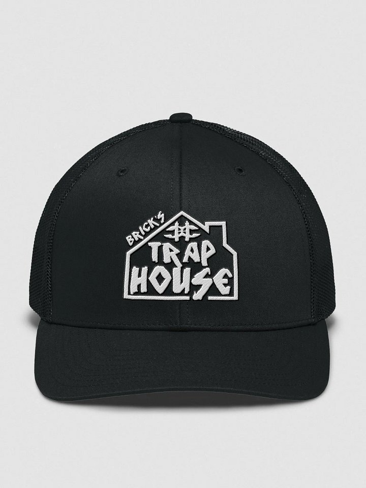 Trap House Trucker Hat (White Logo) product image (1)