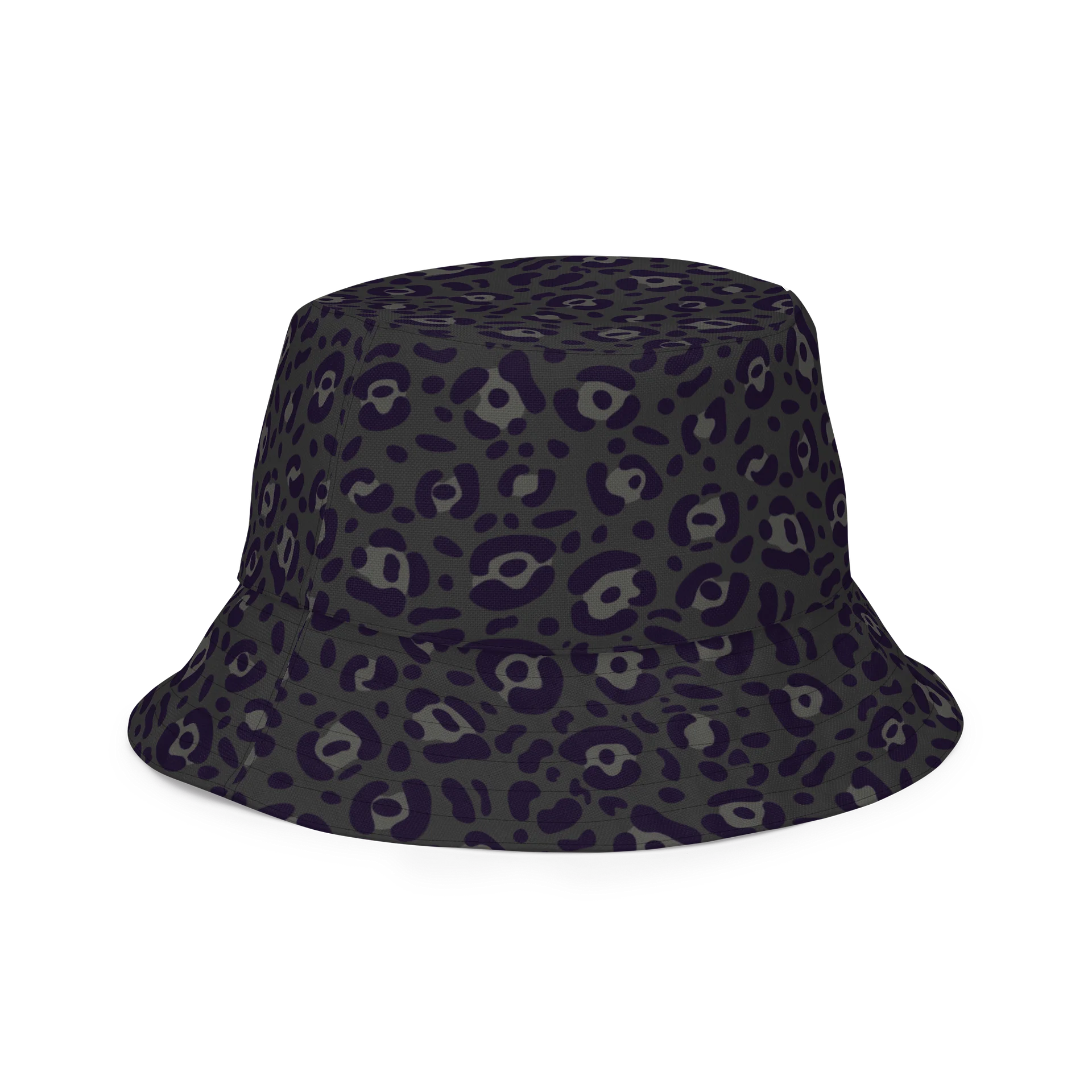 Bold Reversible Bucket Hat with Black Leopard Print product image (5)