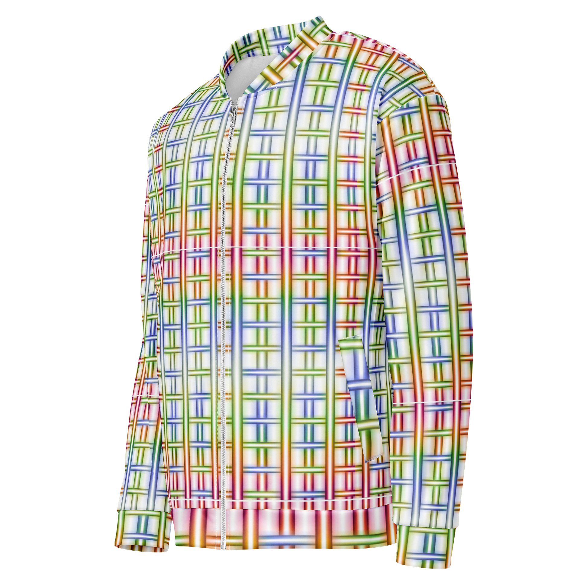 Rainbow Structure – Urban Techwear Jacket Bomber Jacket product image (3)