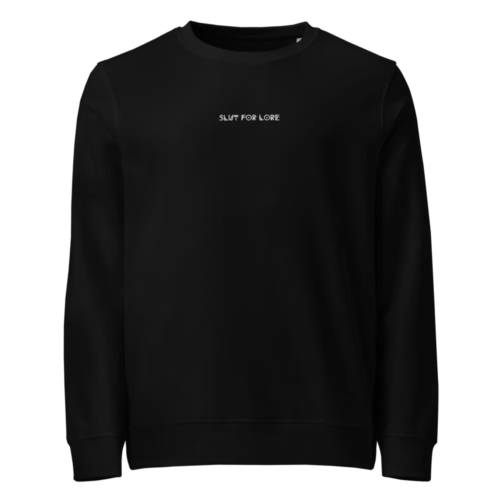Slut for Lore Embroidered Sweatshirt (White) product image (1)