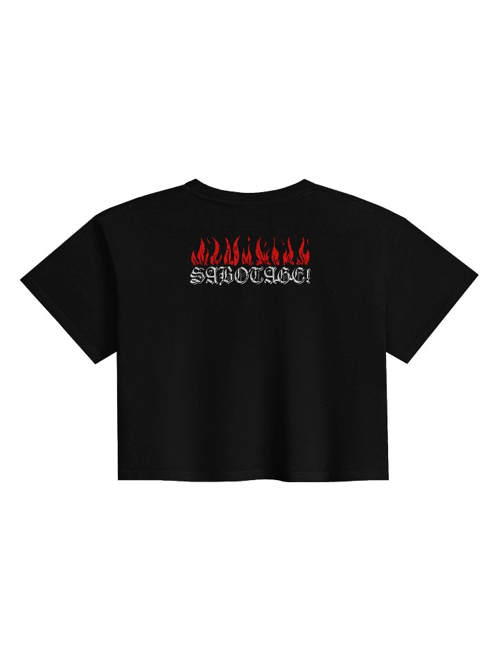 "SABOTAGE" CROPTOP BACKPRINT product image (2)