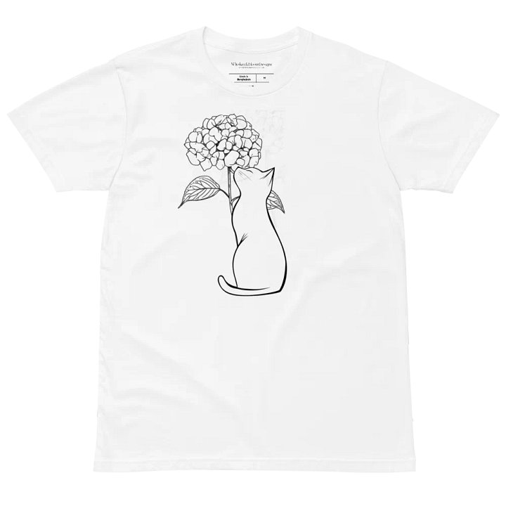 Hydrangea Cat Supreme Comfort Crew Neck Tee product image (17)