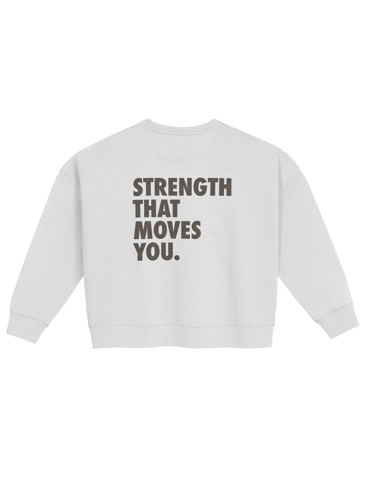 Gray Crewneck Sweatshirt Strength That Moves You product image (2)
