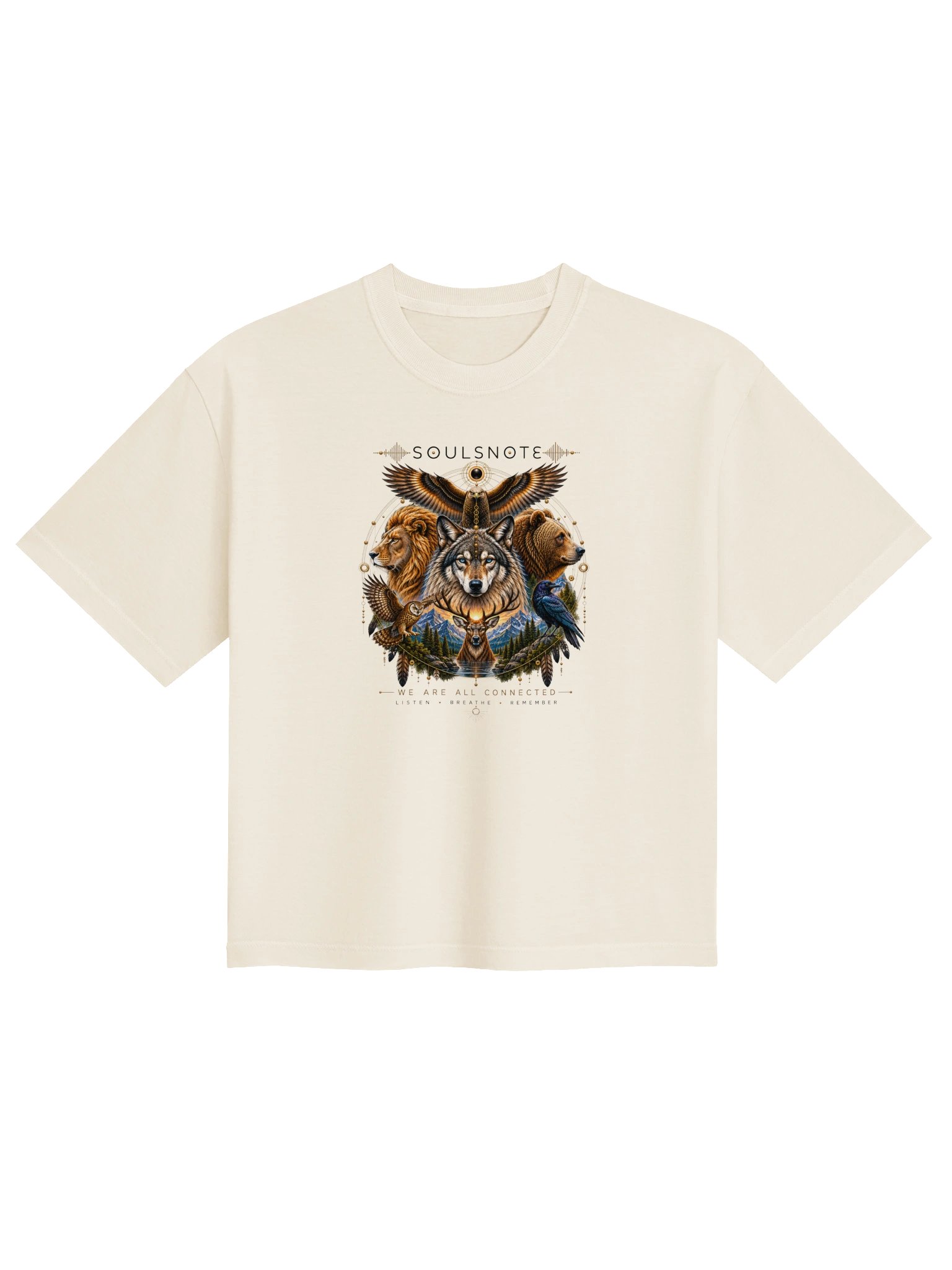 SOULS NOTE SPIRIT ANIMAL - WOMENS BOX TEE product image (1)