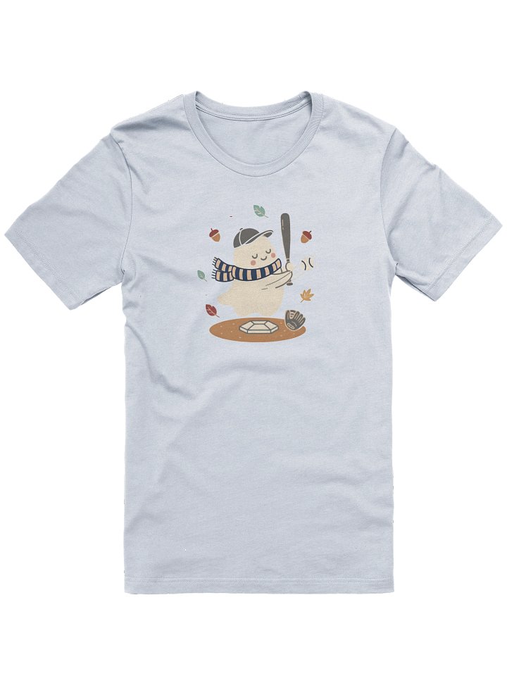 Ghost playing baseball T-shirt product image (8)