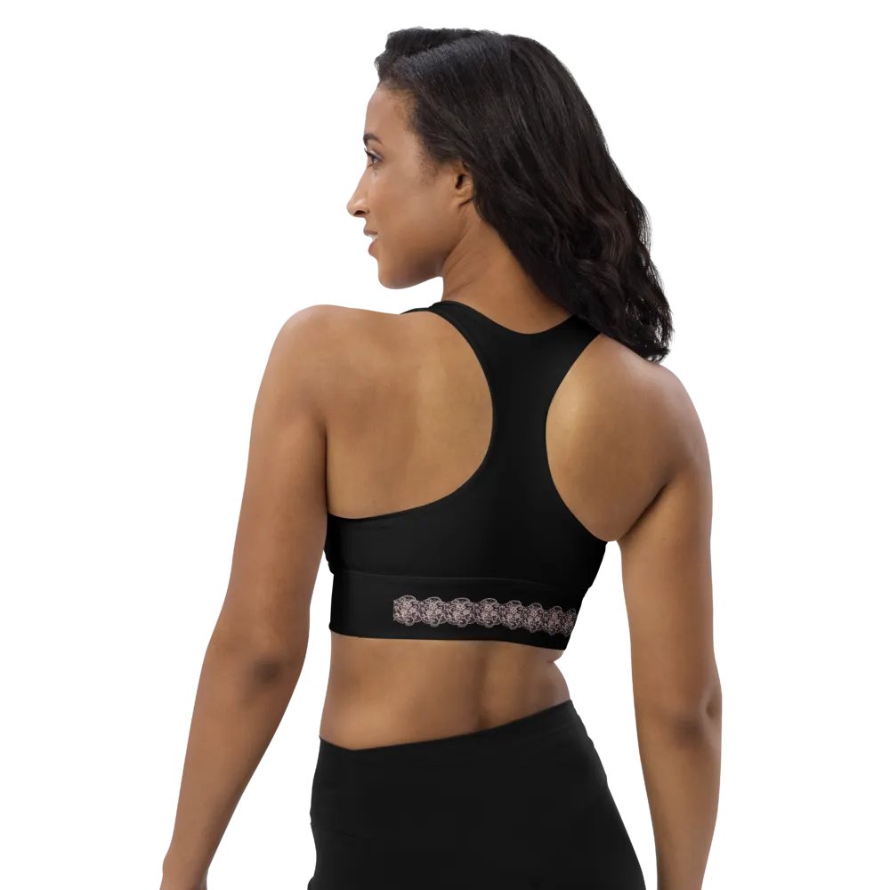 Lace Pink Premium Sportswear Longline Sports product image (9)