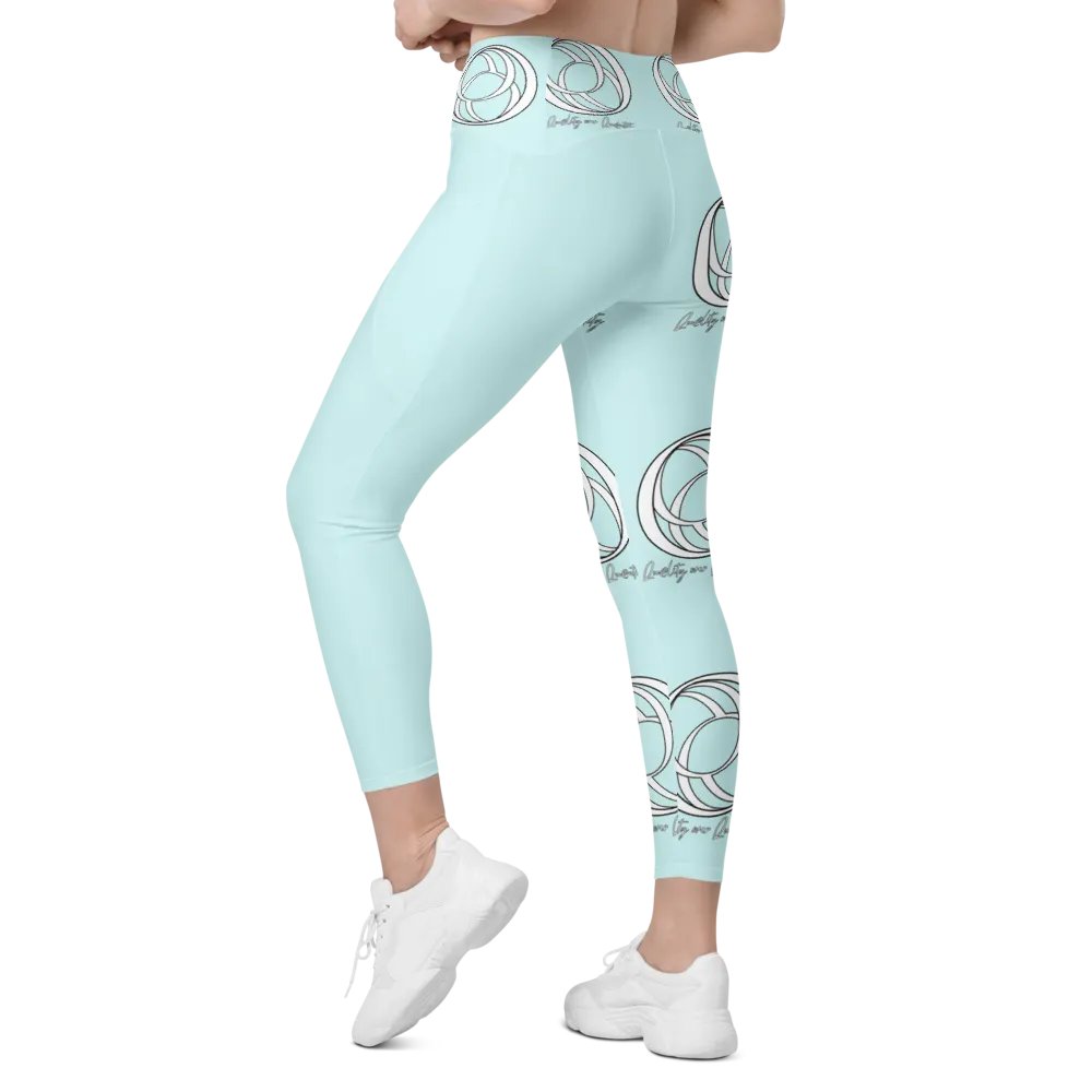 Women's Leggings (Lt.Cyan) product image (6)