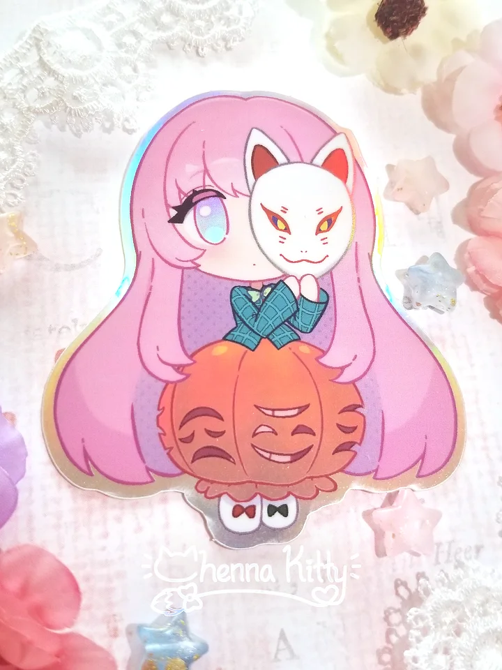 Hata no Kokoro Spot-Holo Sticker product image (1)