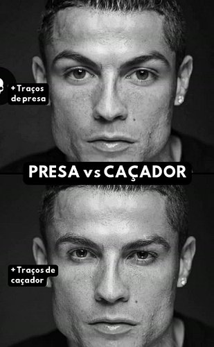 CR7 - A maioria dos grandes atacantes de futebol tem os olhos mais configurados para caçador.

Você também pode deixar a minh...