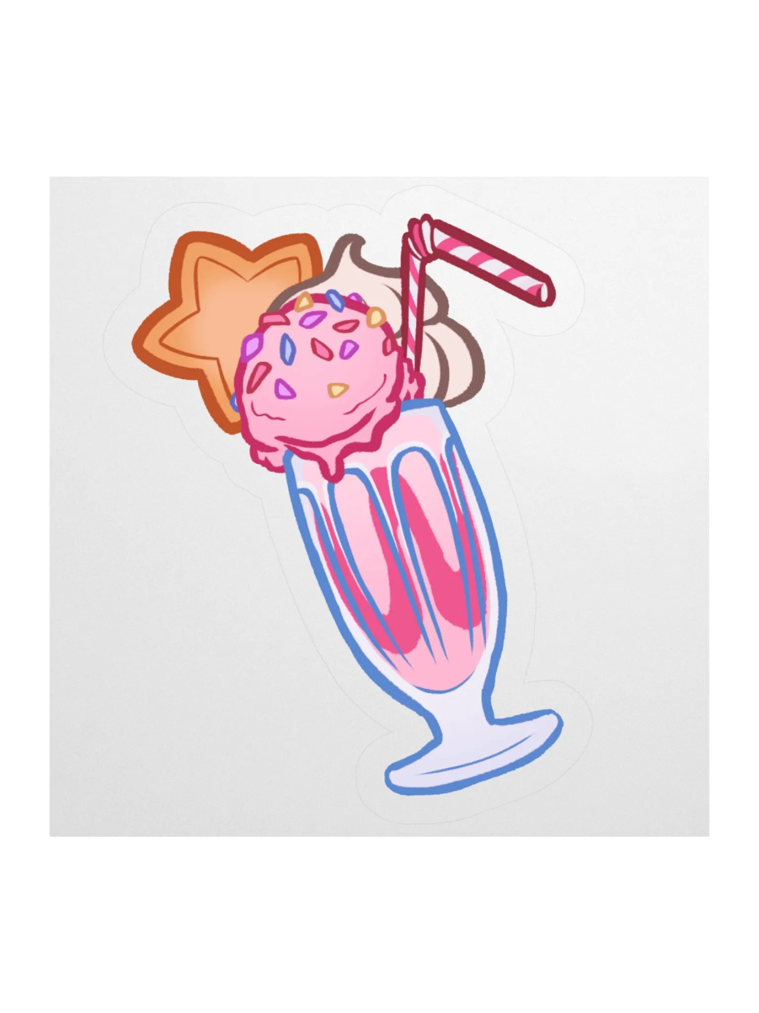 Milkshake | Star Desserts Sticker Series product image (1)
