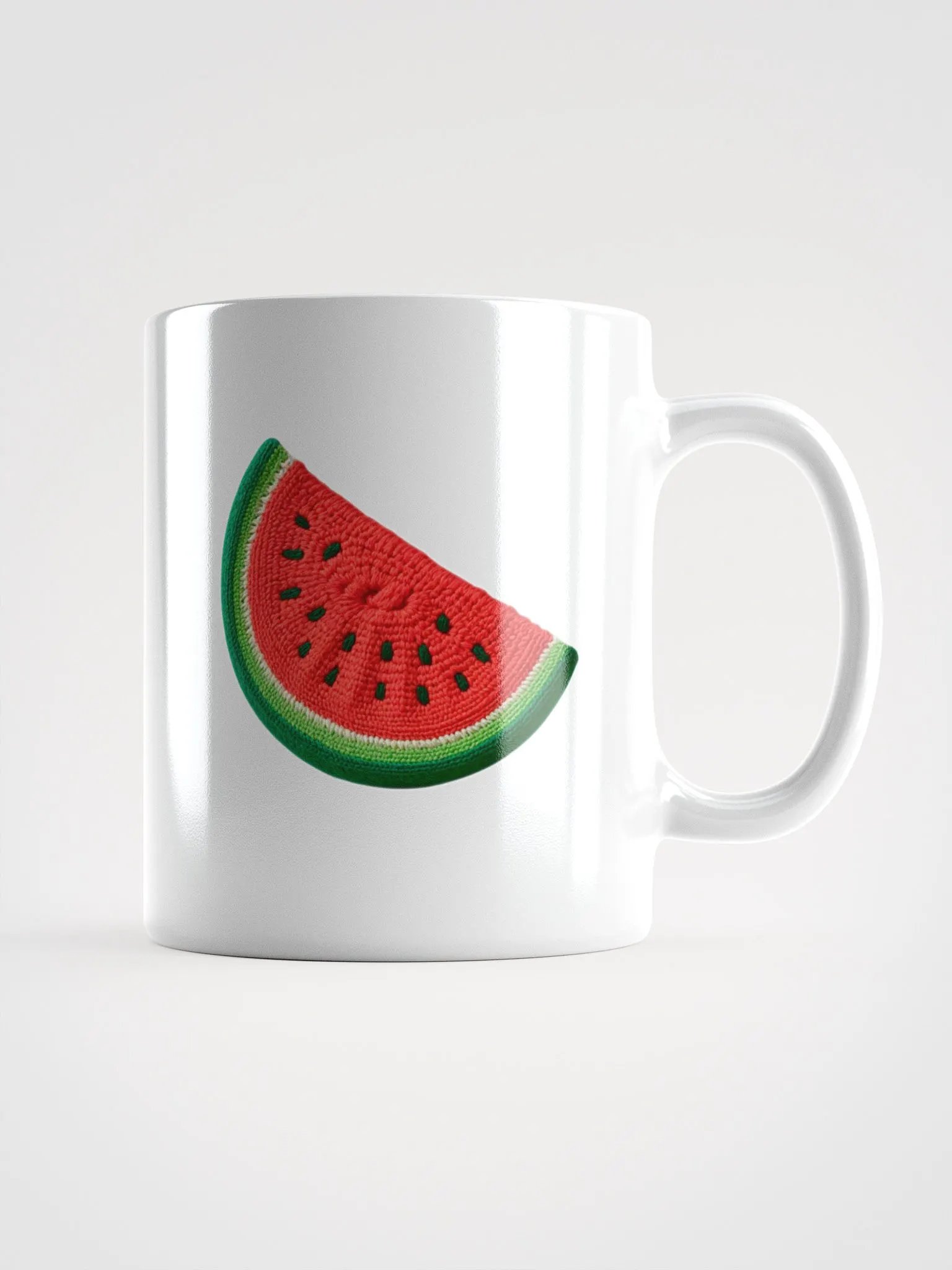 CozyAvocado White Glossy Mug Watermelon #1 product image (1)
