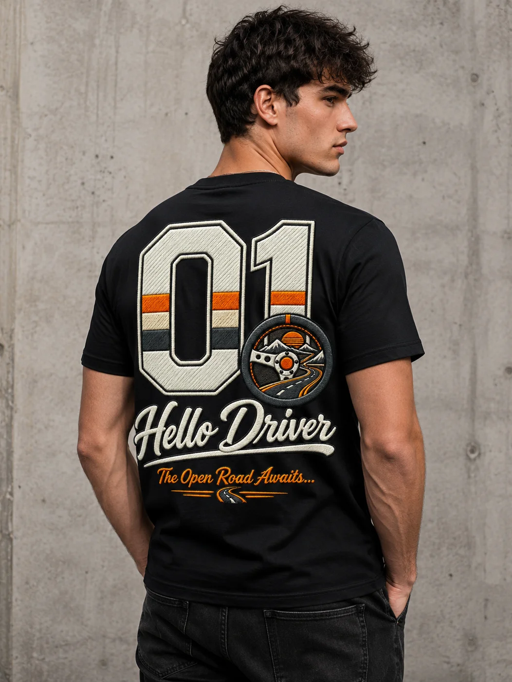 Hello Driver – Vintage Open Road Car T-Shirt product image (110)